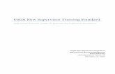 USDA New Supervisor Training Standard · 3 USDA New Supervisor Training Standard ... The mentor will be a guide to help with any challenges. ... Manages work unit in compliance with