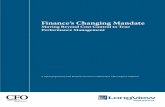 Finance’s Changing Mandate - Tidemark Paper-Finances Changing... · Finance’s Changing Mandate Moving Beyond Cost Control to True Performance Management ... competitive maneuvering,