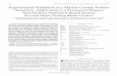Experimental Validation of a Marine Current Turbine ... · Experimental Validation of a Marine Current Turbine Simulator: Application to a ... Second-Order Sliding Mode Control ...