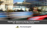 Optical Networking Solutions - CWDM/DWDM & OTN … · The PL-1000IL is designed to extend the power link budget of DWDM solutions in a cost effective manner. The PL1000IL provides