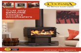 Trust only GENUINE Coonara woodheaters - … · and will become a design feature in your home. ... • 5mm thick neo ceramic self cleaning glass ... Chimney Plate Assembly Stainless