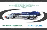 VACTOR 2100 PLUS COMBINATION SEWER … VACTOR 2100 PLUS COMBINATION SEWER CLEANER OHIO STS PRICING 2016 RENTALS • SALES • SERVICE • PARTS • TRAINING Contracct 800228 ... Vactor