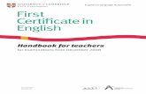 Experts in Language Assessment First Certiﬁcatein …e-learning.insl.lu/english/INL_English/Home_files/109701_fce_hb... · If you require additional CDs or further copies of this