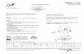 SPECIFICATION SHEET - S&P Canada Ventilation …solerpalaucanada.com/pdfs/Submittals/SP Commercial/FF and FFC.pdf · SPECIFICATION SHEET MODEL FF50 CEILING FAN Simple installation