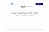 The eBADGE Message Bus First Intermediate Version ... · The eBADGE Message Bus First Intermediate Version Deliverable report . ... Document Information 1 ... Raspberry Pi the type