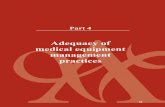 Adequacy of medical equipment management practices€¦ · ADEQUACY OF MEDICAL EQUIPMENT MANAGEMENT PRACTICES Managing medical equipment in public hospitals 47 4.10 …