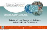 Clinical and Translational Science Institute / CTSIhub.ucsf.edu/sites/hub.ucsf.edu/files/7. Reporting Adverse Events.pdf · Clinical and Translational Science Institute / CTSI ...