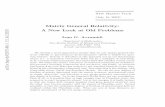 Matrix General Relativity: A New Look at Old … · Matrix General Relativity: A New Look at Old Problems Ivan G. Avramidi Department of Mathematics New Mexico Institute of Mining