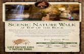 cenic nature Walk t r - bigcedar.com · This scenic walk will relax your mind and body as you enjoy extraordinary views of Table Rock Lake, stunning waterfalls and rock formations,