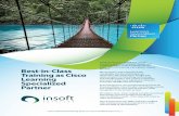 Training as Cisco - insoftservices.com · • Designing Cisco Data Center Uni˜ed Fabric (DCUFD) • Troubleshooting Cisco Data Center Uni˜ed Fabric (DCUFT) • Con˜guring the Cisco