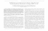iMMAS an Industrial Meta-Model for Automation … · ELEKTRONIKA IR ELEKTROTECHNIKA,ISSN1392-1215,VOL.23,NO.3,2017 1Abstract—Industry 4.0 promotes the integration of IT software