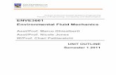 ENVE3601 Environmental Fluid .ENVE3601 Environmental Fluid Mechanics ... * Kundu, P.K. and Cohen,