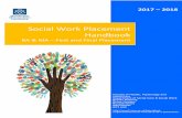 Social Work Placement - Manchester Metropolitan … · Handbook 2017 – 2018 Social Work Placement BA & MA – First and Final Placement Faculty of Health, Psychology and Social