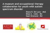 A museum and occupational therapy collaboration for youth ... · A museum and occupational therapy collaboration for youth with ... at any time and any place within ... (using pictorial