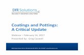 Coatings and Pottings: A Critical Update - DfR … Slides for YouTube/Coatings and... · Coatings and Pottings: A Critical Update Webinar –February 16, 2017 ... Conformal Coating