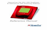 HemoCue Hb 201 DM Analyzer & HemoCue DM … · 1 Introduction 3 PART I 1 Introduction Note! Prior to starting the HemoCue Hb 201 DM Analyzer, read section 2 Safety, followed by section