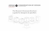 Museum showcase menu - Conservation By Design · Nova showcase with pull & slide door Nova showcase with hinged door ... Concealed Abloy balanced cam locks ... Adjustable cantilever