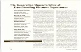 Trip Generation Characteristics of Free-Standing … · Table 2. Trip generation for free-standing discount superstore trip generation included in this study .. p.m. peak-generation(tripshour
