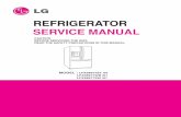 REFRIGERATOR SERVICE MANUAL - Encompass read the safety precautions in this manual. model : lfx28977st /01 lfx28977wb /01 lfx28977sw /01 refrigerator service manual. ... cutting the