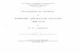 1846-1914 - National Academy of Sciences · EDWARD SINGLETON HOLDEN 1846-1914 ... in Newcomb's '"The Reminiscences of an Astronomer/' that ... Holden recognized some of the advantages
