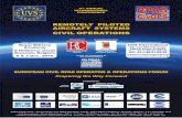 CIVIL OPERATIONS - RPAS-CIVOPS · l Member of European RPAS Roadmap Implementation Coordination Group SkyOpener, EU è Consortium co-funded by the European GNS Agency Space53, The