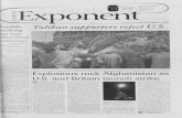 Issue 9 Vol 96 October 9, 2001 Taliban supporters …arc.lib.montana.edu/msu-exponent/objects/exp-096-12-001-016.pdf · Listen carefull) to the ter ...