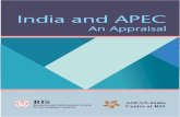 An Appraisal - ris.org.in and APEC-An... · India and APEC: An Appraisal ... IIA : International Investment Agreement IMF : International Monetary Fund IPEG : Intellectual Property