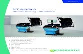 Wheel balancing with comfort - Beissbarth … balancing with comfort MT 849/869 Wheel balancer 05.2016 • Contactless width measurement • Measurement cycle in 6 sec. • Quick selection