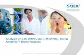 Analysis of 1,25 DHVD3 and 1,25 DHVD2 Using … · RUO-MKT-11-3442-A For Research Use Only. Not for use on diagnostic procedures. Analysis of 1,25 DHVD 3 and 1,25 DHVD 2 Using Amplifex™