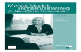 Mental Models INTERVIEWING - Oregon Sea Grantseagrant.oregonstate.edu/.../files/sgpubs/onlinepubs/h11002.pdf · task of going to a restaurant. ... The answers to these questions are