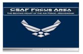 CSAF Focus Area - af.mil · On 1 July, Secretary James ... Standing on the shoulders of the 20 giants who paved the way ahead of me, I take on this sacred duty of leading our 660,000