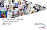 Fourth Quarter 2017 Earnings - Xerox News and … Fourth Quarter 2017 Earnings ... Adjusted Earnings Measures • Net income and Earnings per ... among the primary factors management