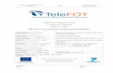 TeleFOT D4.8.1 Review of Consumer Tests and … · consumer tests. We extracted the key criteria to identify the test scope for nomadic ... traveller information ... T n. 4.8.1 Review