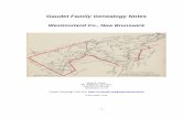 Gaudet Family Genealogy Notes - arslanmb.orgarslanmb.org/gaudet/Notes-NB-WestmorlandCo.pdf · - 1 - Gaudet Family Genealogy Notes Westmorland Co., New Brunswick Mark B. Arslan 407
