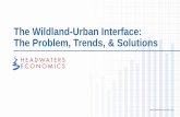 The Wildland-Urban Interface: Trends, Future, & … · -64% land management planning-39% forest management staff-28% facilities-28% ... -18% wildlife and fish management. The Forest