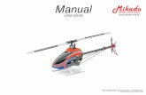 Bauanleitung LOGO 550SX 2016-12-05-0019 LOGO... · be hot enough to cause burns. ... Manual LOGO 550SX - ©Mikado Model Helicopters GmbH - Page 8 1x M3x6 2x 6x14x5 4x 10,5x14x1 1x