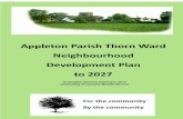 Appleton Parish Thorn Ward Neighbourhood Development Plan Thorn NDP FInal Draft JM Jan 17 (1).pdf · Appleton Parish Thorn Ward Neighbourhood ... Appleton Parish Thorn Ward Neighbourhood