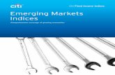 Emerging Markets Indices - Yield Book · Emerging Markets Indices 30+ Years of experience in benchmarking 80+ Countries in which Citi has a local presence in foreign exchange and