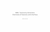 XBRL Taxonomy Generator Overview of features and …openfiling.info/wp-content/upLoads/data/XBRLTaxonomyGenerator-v… · XBRL Taxonomy Generator Overview of features and interface