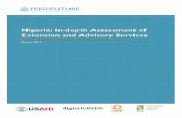 Nigeria: In-depth Assessment of Extension and … · This report presents an in-depth analysis of the extension and advisory services ... with input provision from the e-Wallet system.