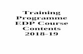 Training Programme EDP Course Contents 2018-19rtishillong.cag.gov.in/documents/Course_Contents_EDP_2018-19.pdf · Access. 2. Date : 09.04.2018 to 13.04.2018. 3. Duration : 5 days.