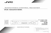AUDIO/VIDEO CONTROL RECEIVER RX-6020VBK - …resources.jvc.com/Resources/00/00/98/21063ien.pdf · audio/video control receiver rx-6020vbk fm mode pty–pty search–pty dvd vcr tv