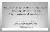 Treatment of psychiatric disorders with broad-spectrum ...· Treatment of psychiatric disorders with