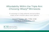 Choosing Wisely Minnesota - Minnesota Health Action …mnhealthactiongroup.org/.../Epstein-ICSI-2.14.14.pdf · Archivo PDFA campaign to help patients and providers make smart choices