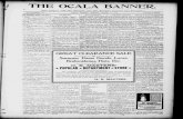 iT I j THE OCALA BANNER - Library of Congress · Mate Esther again several iurloc honors hostess ... second second almost school Kidney and Jewett laurels Thom ... Orals Ocala sisted