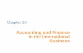 Chapter 20instruction2.mtsac.edu/rjagodka/.../Chap020_Accounting_Finance.pdf · Variables Influencing Accounting Standards ... The country's high corporate income tax rate ... Transfer