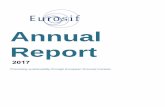 Annual Report - Eurosif · Annual Report 2017 Promoting ... DG FISMA at the European Commission to define a new framework of sustainable finance for ... On the 13th of July, ...