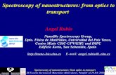 Angel Rubio - Nano-Bio Spectroscopy Groupnano-bio.ehu.es/files/penafiel_2010.pdf · 12th Density Functional Theory Conference, Amsterdam, ... NanoBio Spectroscopy Group, ... Time-Dependent