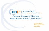 Current Revenue Sharing Practices in Kenya: How … · Current Revenue Sharing Practices in Kenya: How Fair? ... 13th Finance Commission (2007) 14th Finance Commission ...