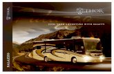 2014 Palazzo Class A Diesel Motorhomes by Thor …€¦ · thor motor coach is the #1 manufacturer of motorhomes in north america. our american ... the palazzo offers a wide variety